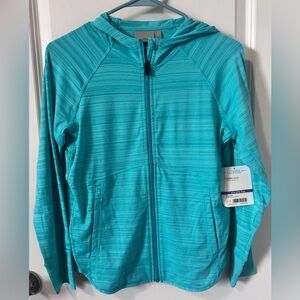 NWT Athleta Girl Aqua Zip-Up Sunkissed Jacket Size XL/14